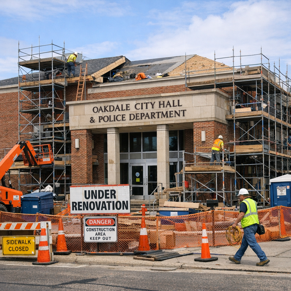Oakdale City Council Approves Police Department Expansion and City Hall Renovation